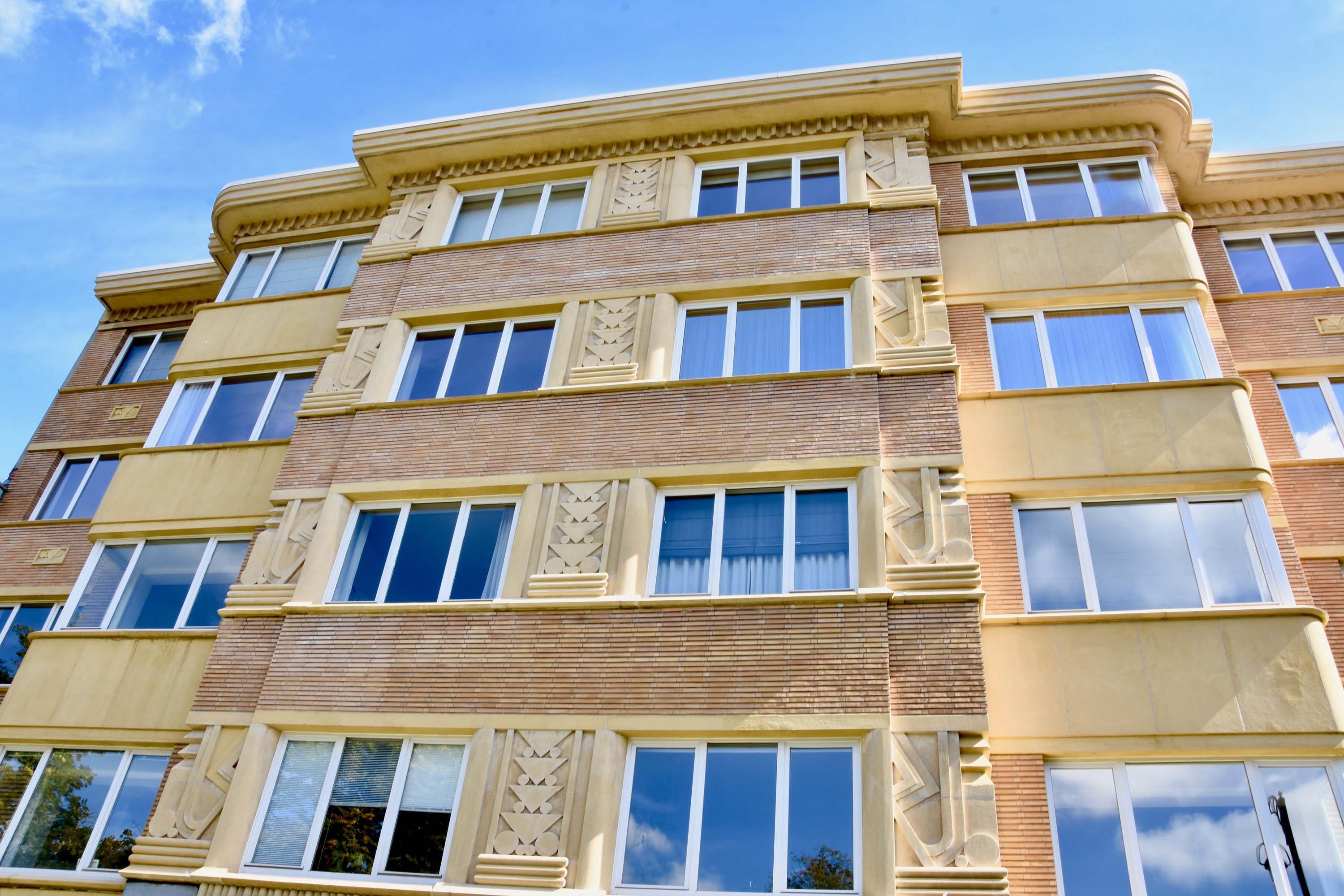 Modernist apartment building