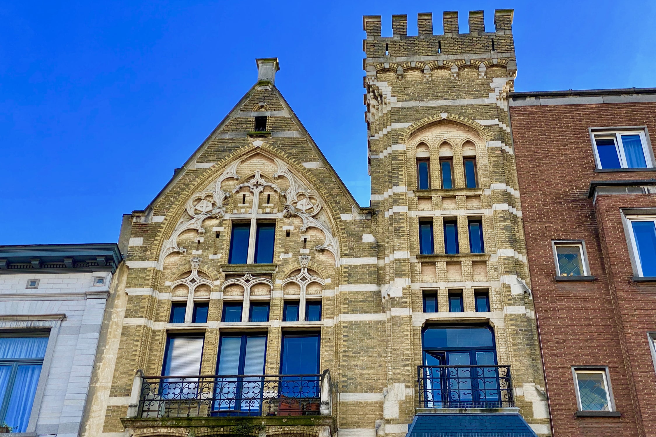 Large neo-gothic house 